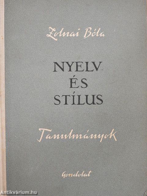 Nyelv és stílus