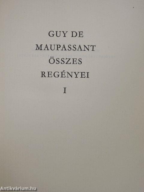 Maupassant összes regényei I. (töredék)