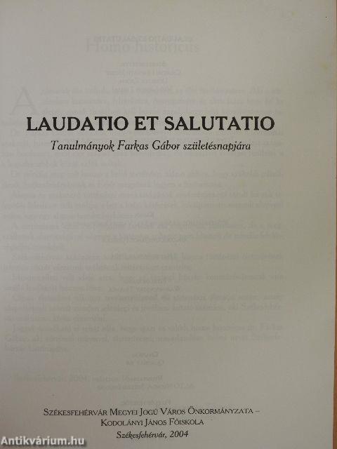 Laudatio et Salutatio