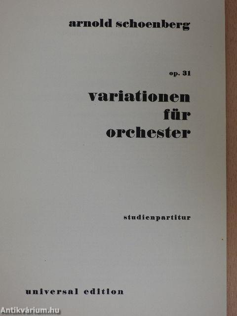 Variationen für Orchester