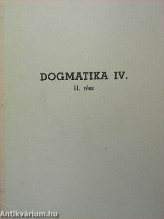 Dogmatika IV/2.