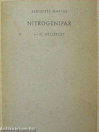 Nitrogénipar 1-10. melléklet