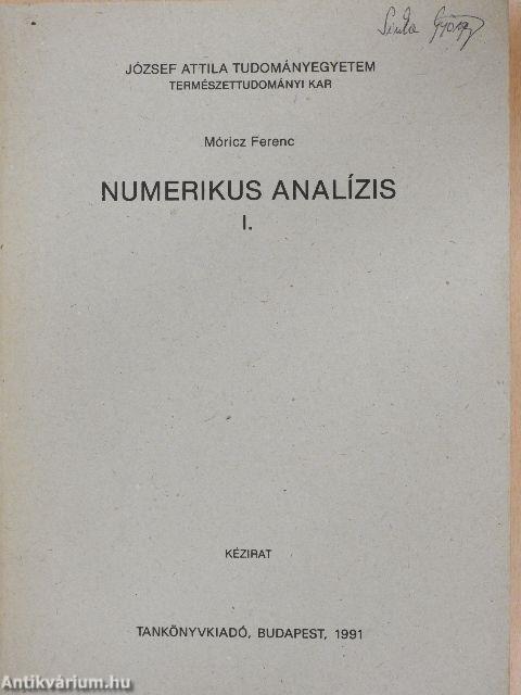 Numerikus analízis I. 