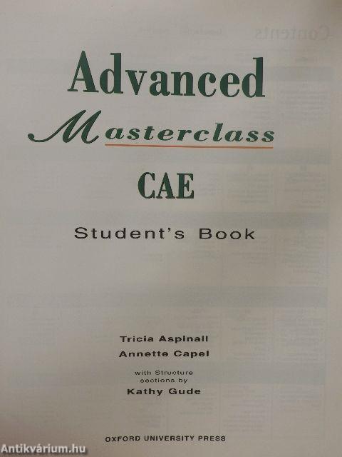Advanced Masterclass CAE - Student's Book