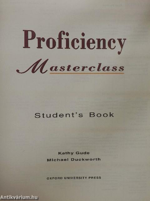 Proficiency Masterclass - Student's Book