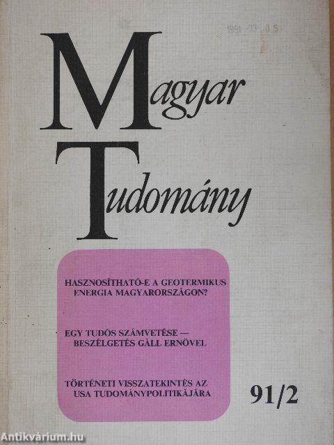 Magyar Tudomány 1991. február