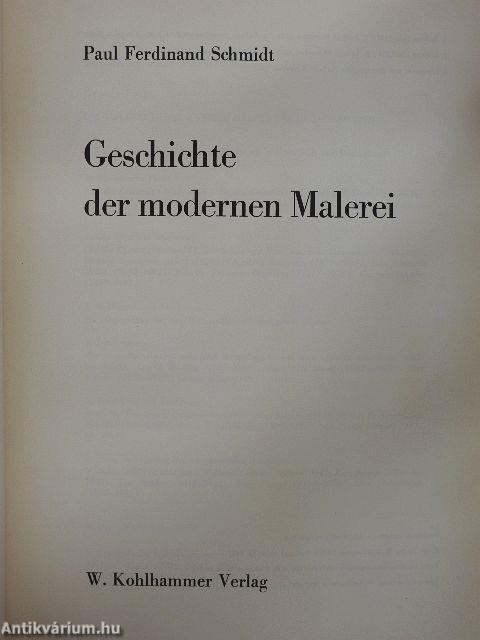 Geschichte der modernen Malerei