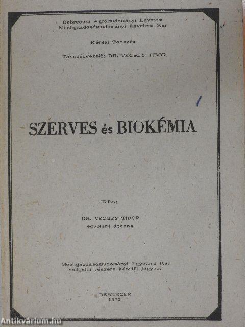 Szerves és biokémia