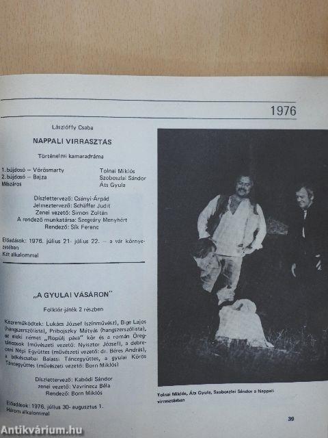 Huszonöt éves a Gyulai Várszínház