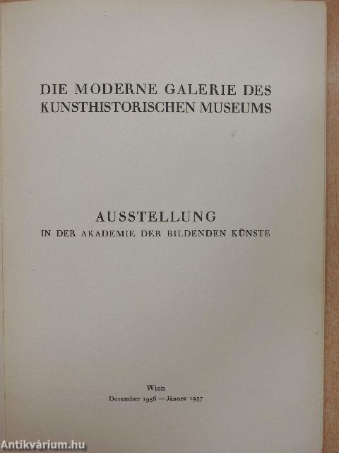 Die Moderne Galerie des Kunsthistorischen Museums