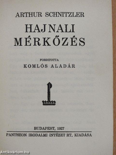 Hajnali mérkőzés