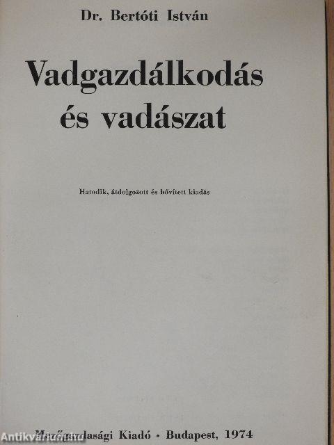 Vadgazdálkodás és vadászat