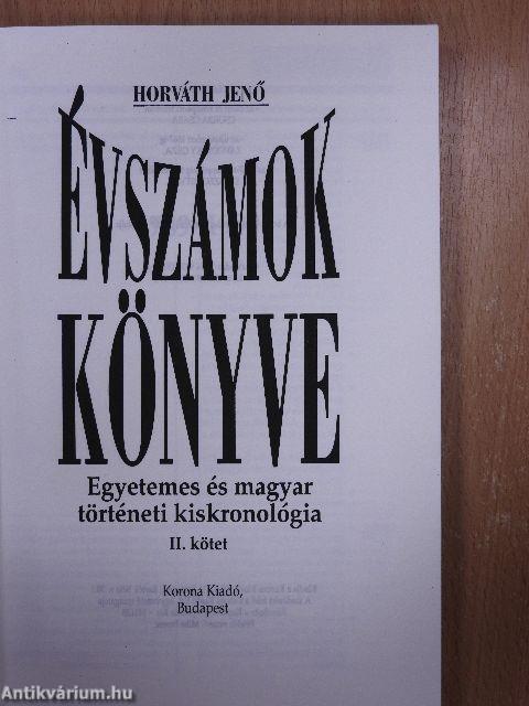 Évszámok könyve II.