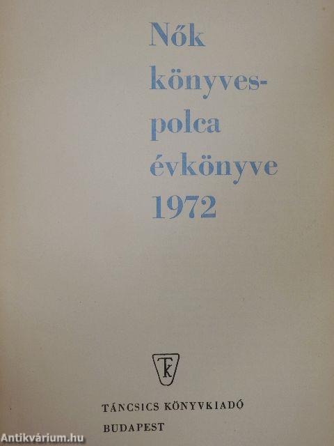 Nők könyvespolca évkönyve 1972