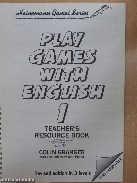 Play Games With English 1 - Teacher's Resource Book