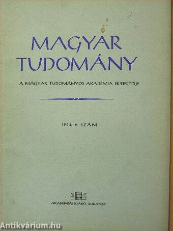 Magyar Tudomány 1964. június