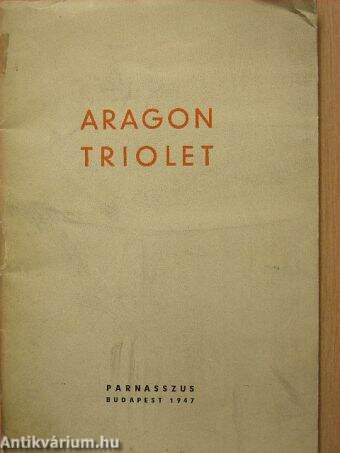 Aragon - Triolet