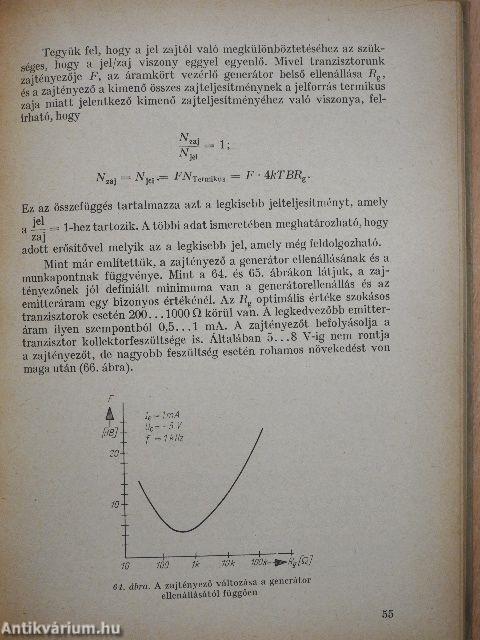 Tranzisztorok rádiótechnikai alkalmazása