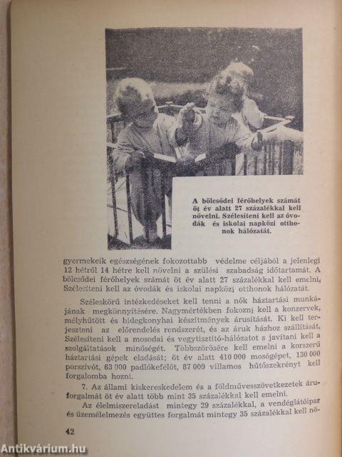 Irányelvek a Magyar Népgazdaság fejlesztésének második 5 éves tervéhez 1956-60