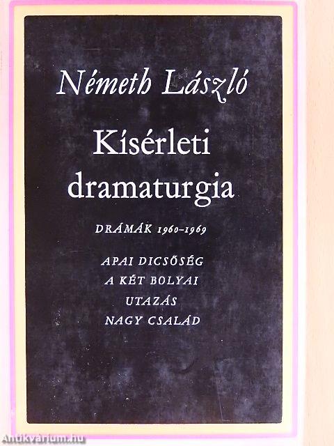 Kísérleti dramaturgia I.