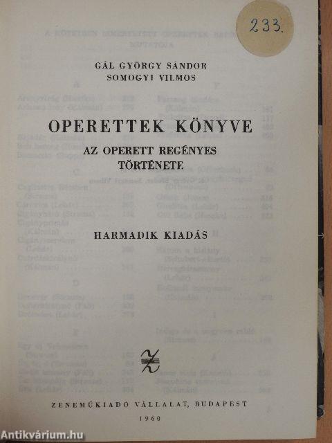 Operettek könyve