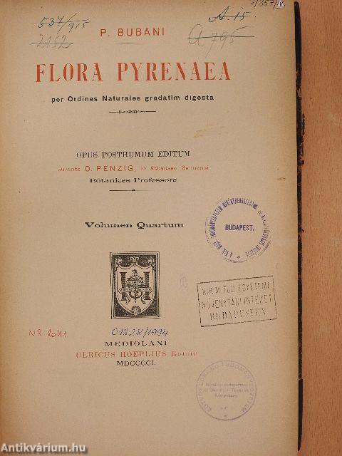 Flora Pyrenaea IV.