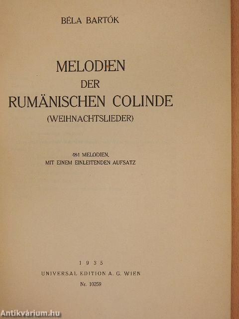 Melodien der Rumänischen Colinde