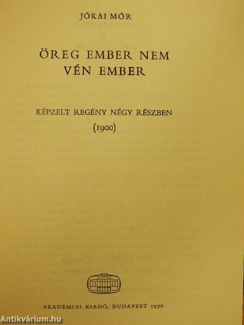 Öreg ember nem vén ember