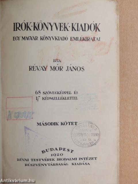 Irók-könyvek-kiadók II.