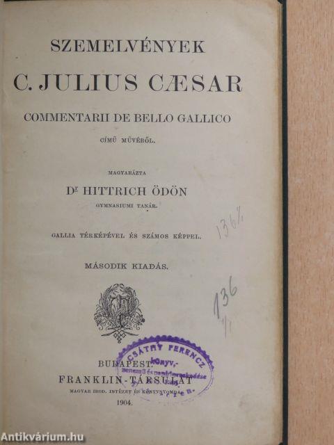 Szemelvények C. Julius Caesar Commentarii de Bello Gallico című művéből/Jegyzetek Caesar Commentarii de Bello Gallico című művéből való szemelvényekhez