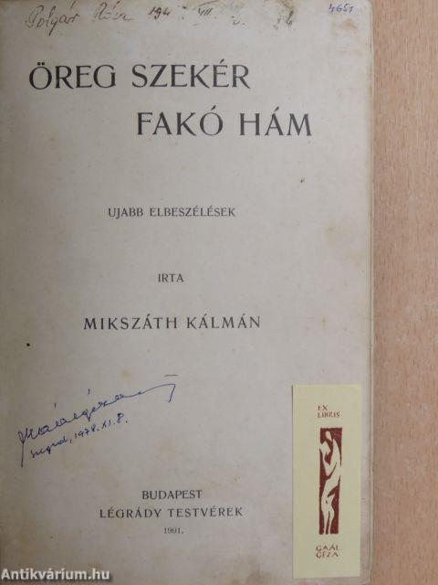 Öreg szekér fakó hám