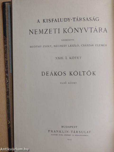 Deákos költők I.