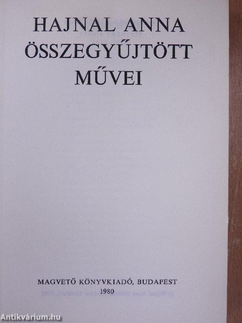 Hajnal Anna összegyűjtött művei 1-2.