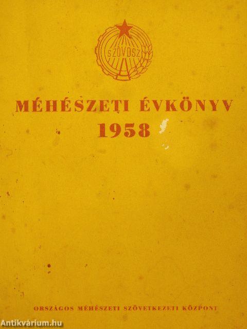 Méhészeti évkönyv 1958