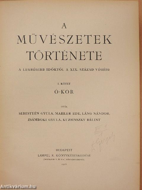 A művészetek története I-III.