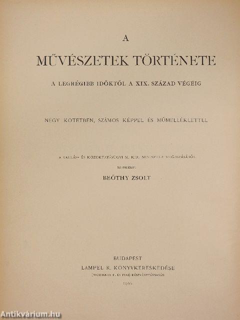 A művészetek története I-III.