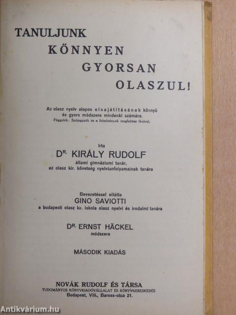 Tanuljunk könnyen, gyorsan olaszul