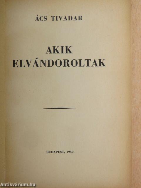 Akik elvándoroltak