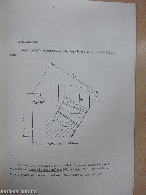 Áthajtómű szilárdsági előtervezésének gyors és szemléletes módszere