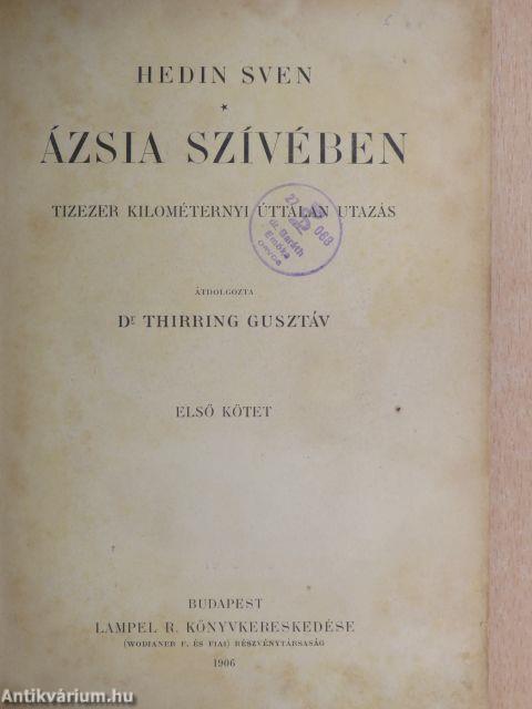 Ázsia szívében I. (töredék)