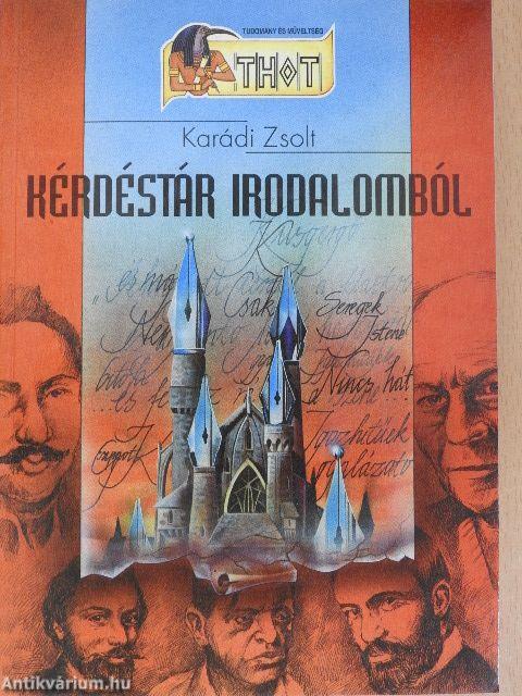 Kérdéstár irodalomból