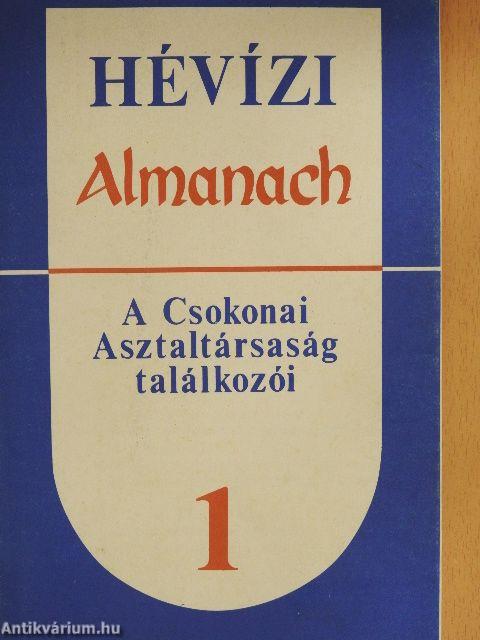 Hévízi Almanach 1.