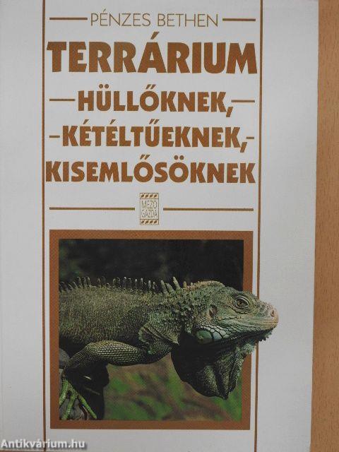 Terrárium hüllőknek, kétéltűeknek, kisemlősöknek