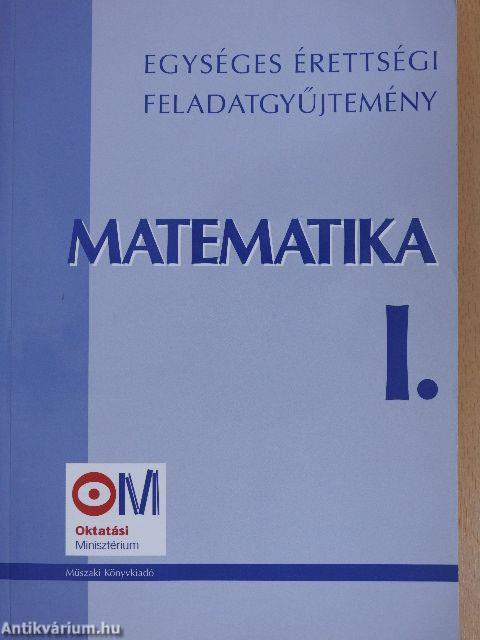 Matematika I.