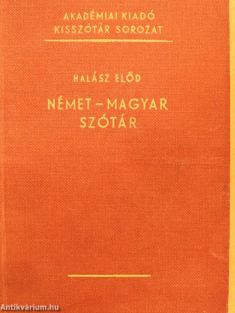 Német-magyar szótár