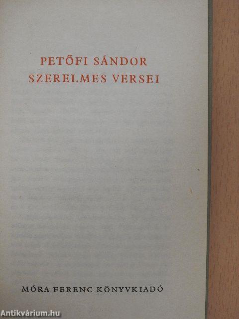 Petőfi Sándor szerelmes versei