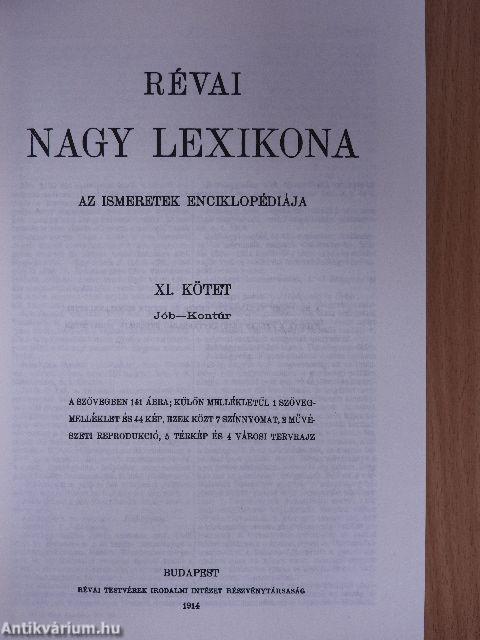 Révai nagy lexikona 11. (töredék)