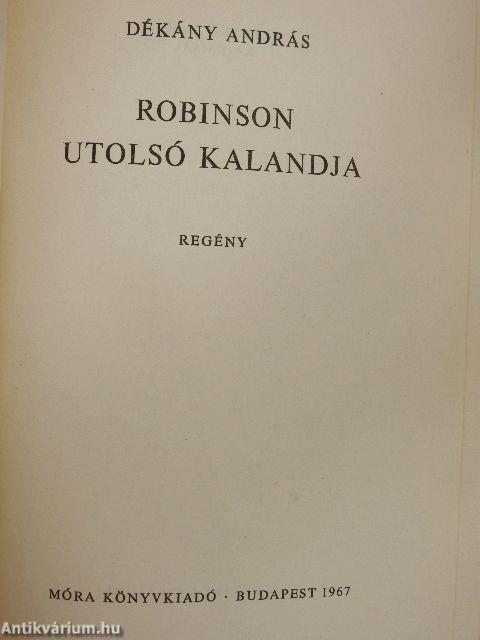 Robinson utolsó kalandja