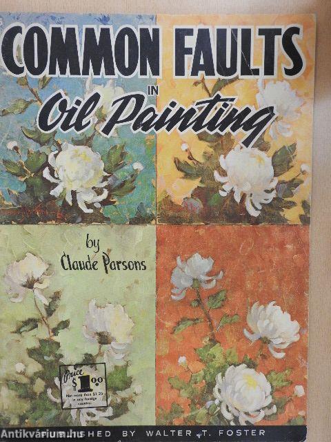 Common Faults in Oil Painting