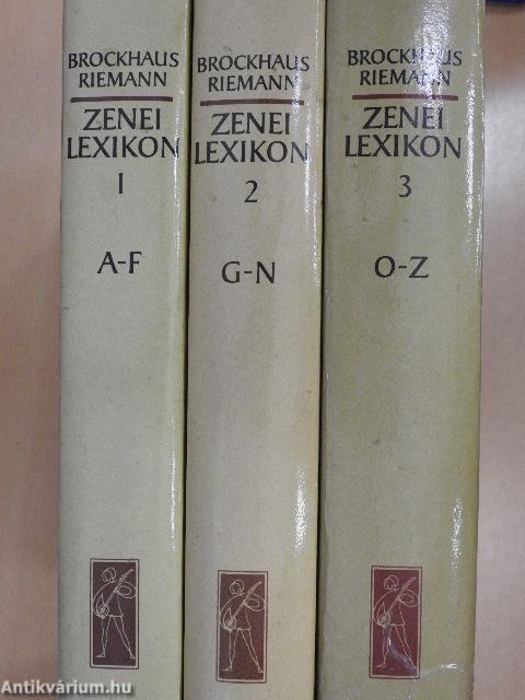 Zenei Lexikon 1-3.